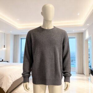 AllSaints Charcoal Grey Knit Sweater - XL